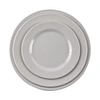white melamine plates and bowls